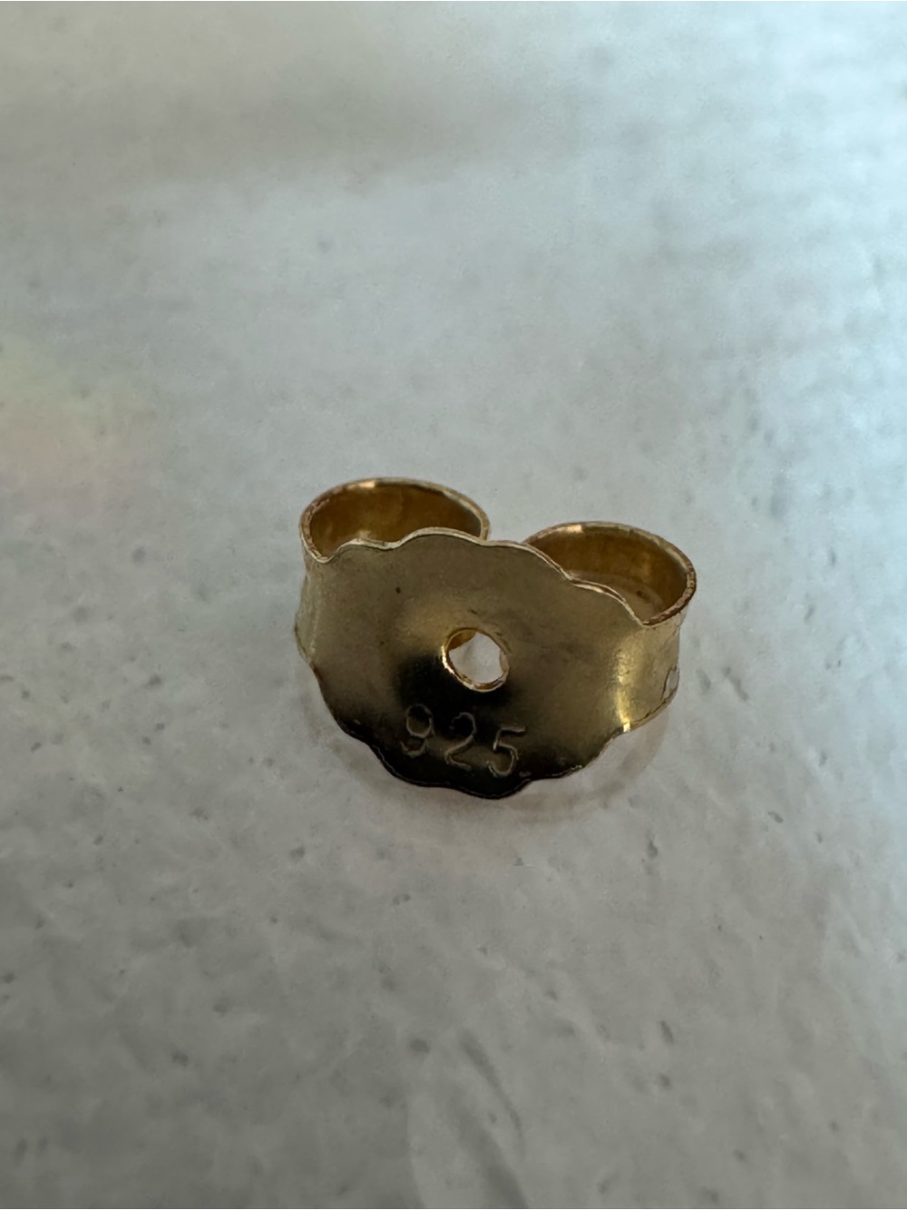 7 mm freshwater pearl stud earrings. - Picture 3 of 7